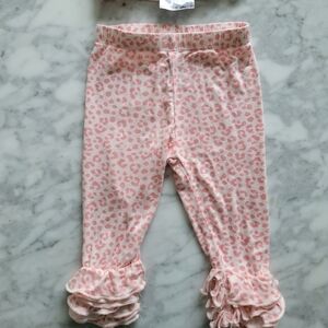 Pink Leopard Print Baby Matching Set